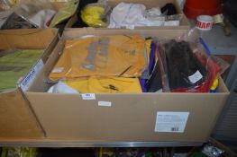 Box Containing a Quantity of Sports Tops