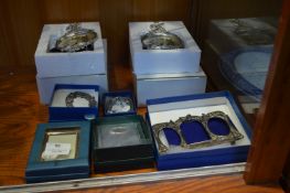 Selection of Silver Plated Photo Frames