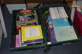 Two Boxes of Books; Crafts, Needlework and Fiction