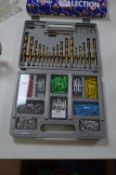 Cased Drill Bit Set with Screws and Plugs
