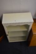 Small White Painted Display Cabinet