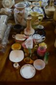 Decorative Vases, Cruet Set, Teapots, Denby, etc.