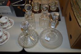 Two Ships Decanters and Two Others