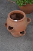 Terracotta Bulbous Plant Pot