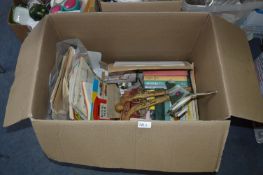 Box of Books, Brass Guns, etc.