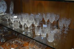 Collection of Crystal Drinking Glassware etc.