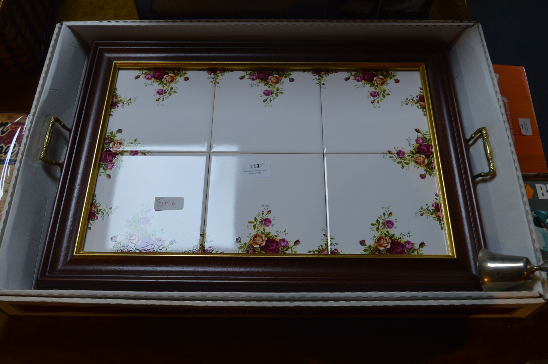 Royal Albert Country Roses Tiled Tray