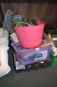 Box Containing Children's Toys, Cosmetics, etc.