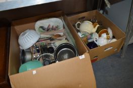 Two Boxes of Hornsea Storage Jars, Tea Ware, Drink