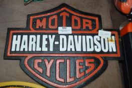 *Reproduction Harley Davidson Sign