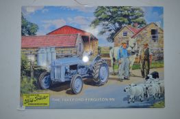 *Large Reproduction Enamel Sign - Ford Tractor