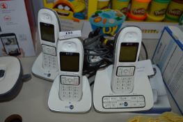 *BT 7600 Trio Cordless Telephones with Answer Machine