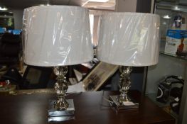 *Crystal Table Lamp 2pk