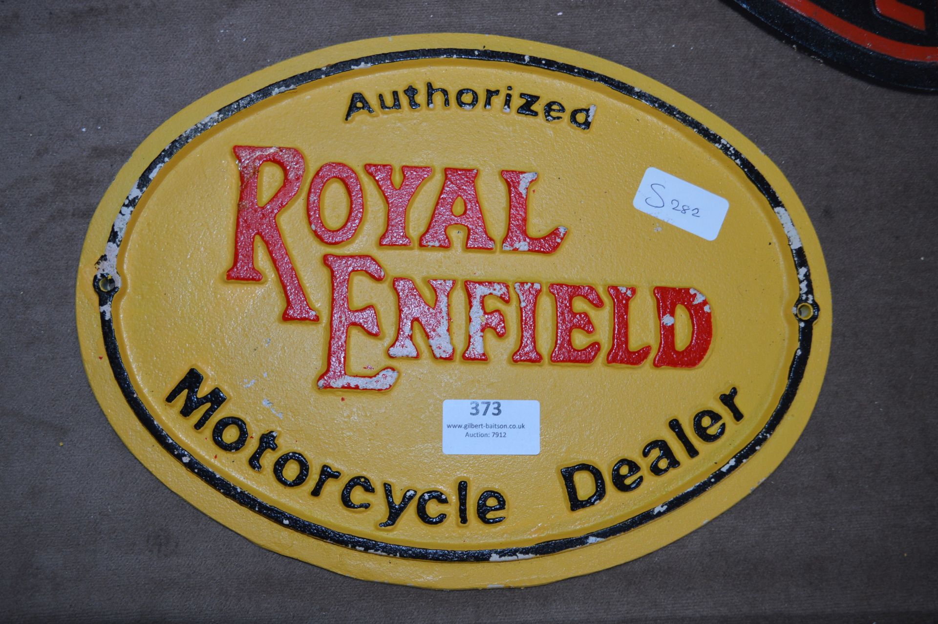 *Reproduction Royal Enfield Sign