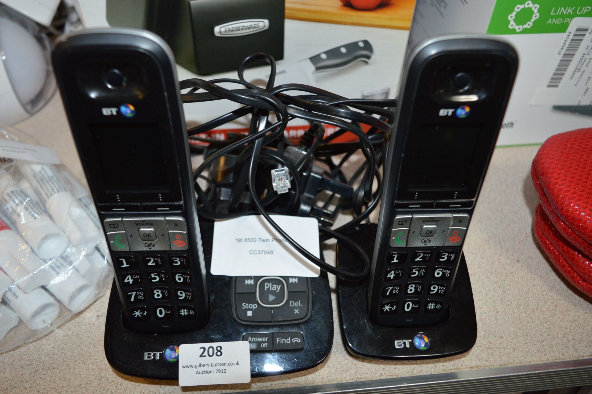 *BT 8500 Twin Telephone Set