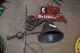 *Ornamental Cast Iron Wall Mounted Bell