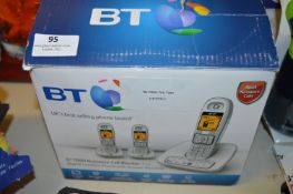 *BT 7600 Trio Cordless Telephones with Answer Phone