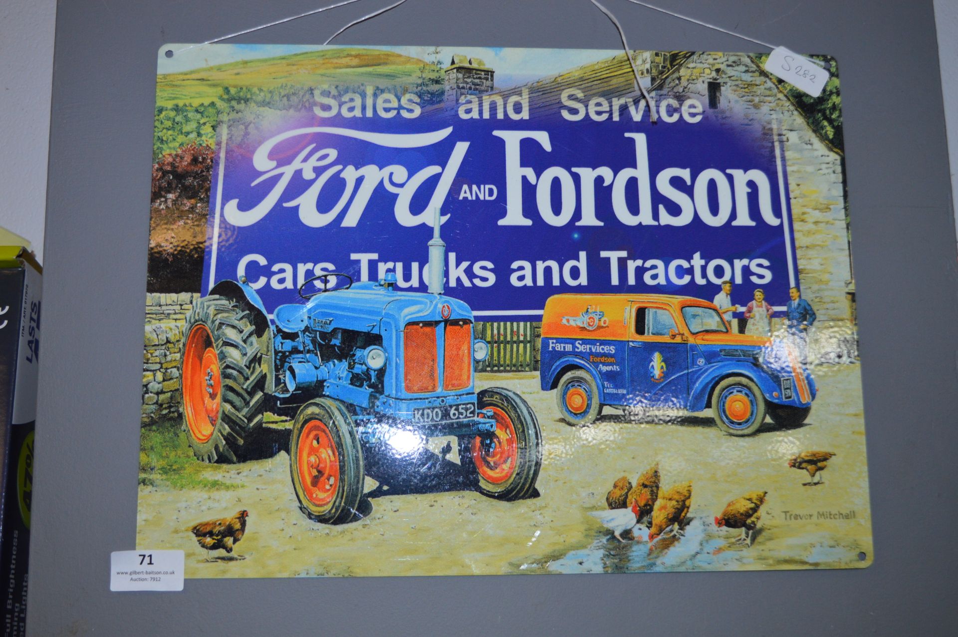 *Reproduction Enamel Sign - Ford & Fordson