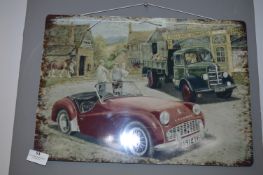 *Reproduction Enamel Sign - Triumph Motor Vehicles