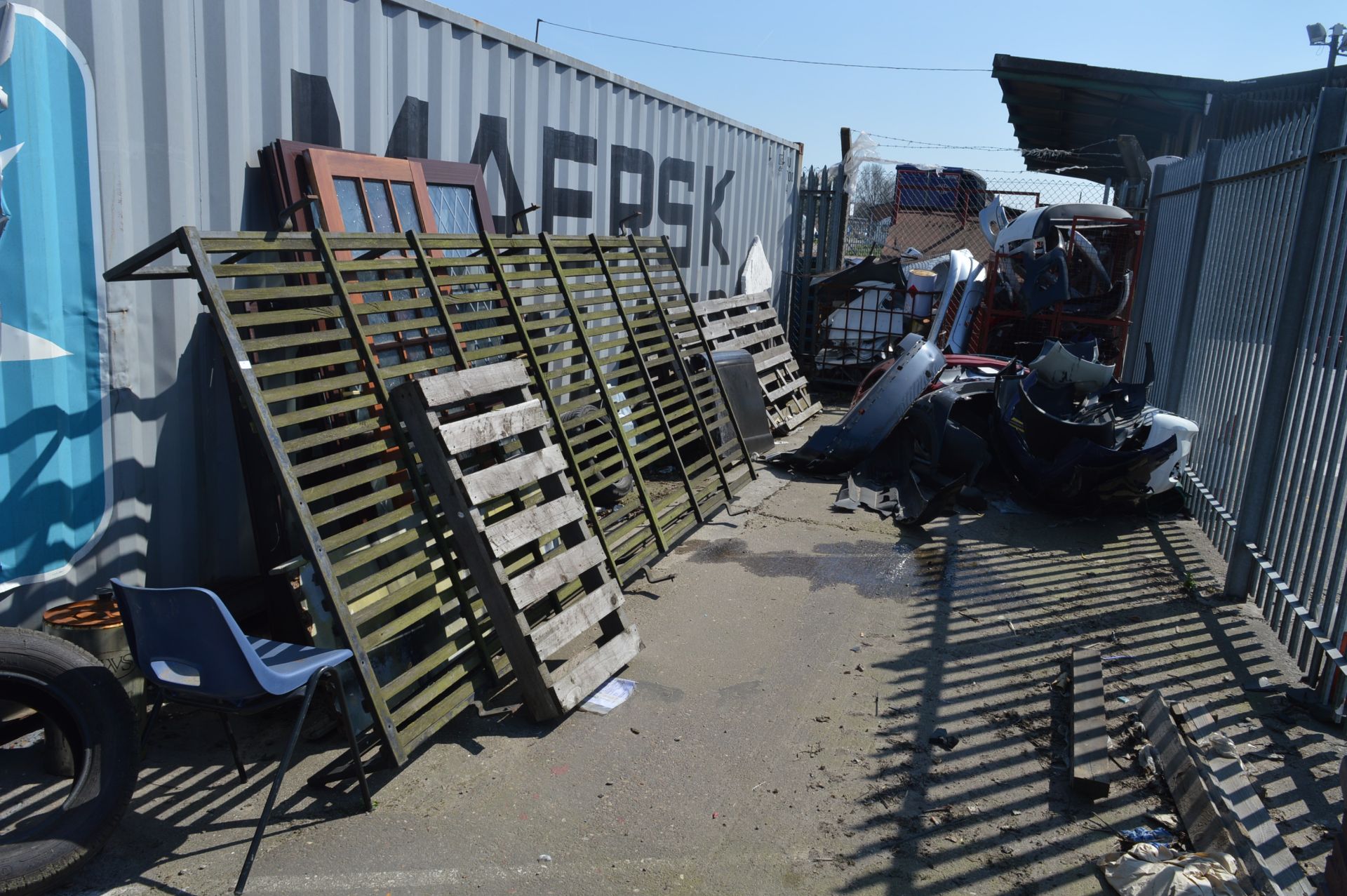 *Commercial Vehicle Roof Rack, Assorted Body Panels, Scrap Metal, etc.