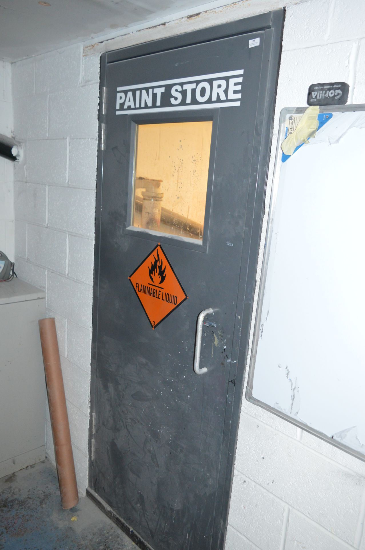 *Paint Store Flameproof Door - Buyer to Remove