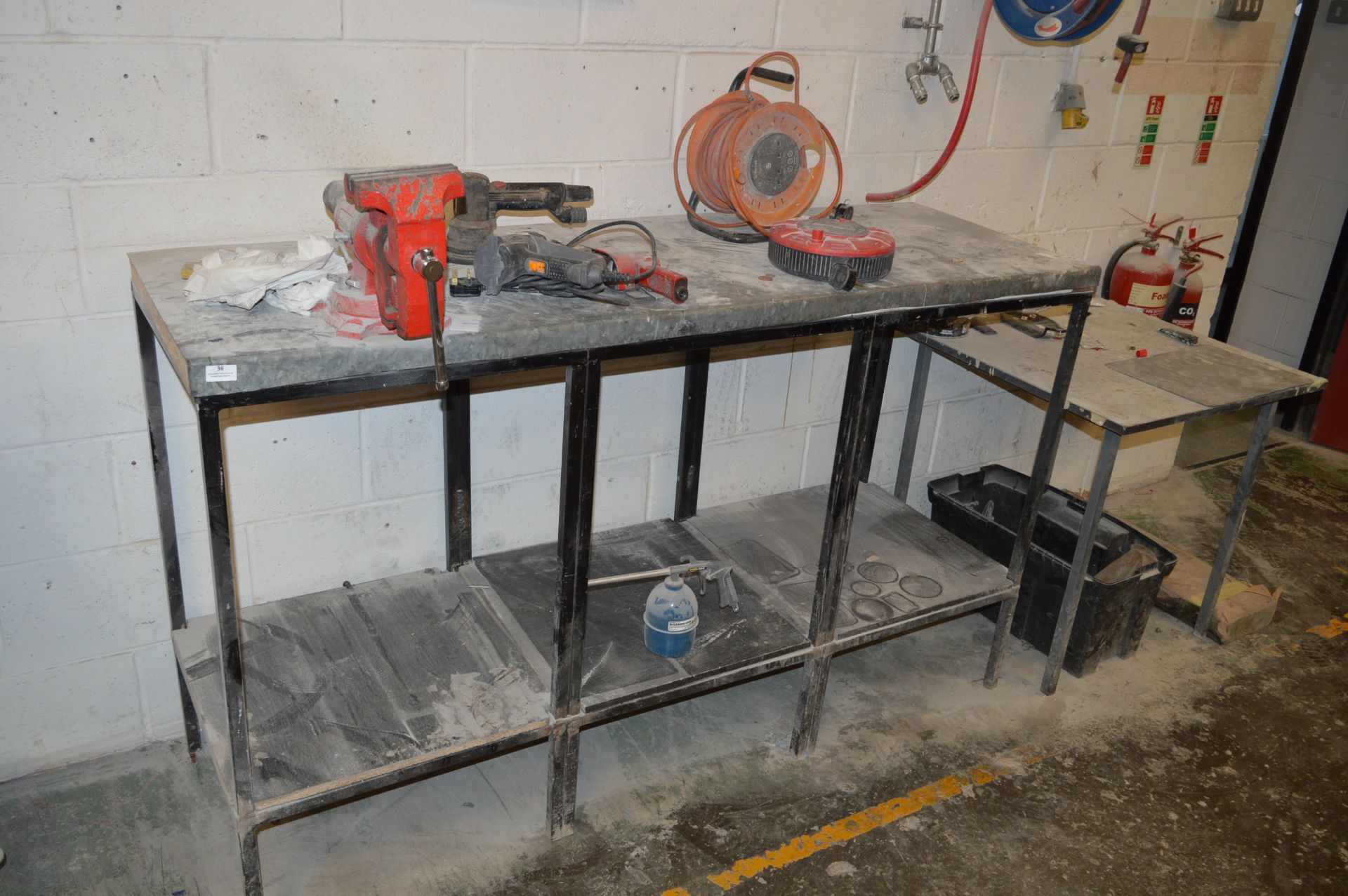 *Workbench Fitted with Clarke Engineers Swivel Vic
