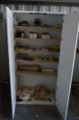 *6ft Stationery Cabinet Containing Various Abrasiv