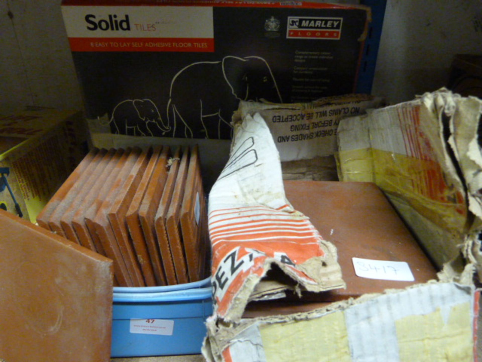 Small Quantity of Terracotta Tiles, etc.