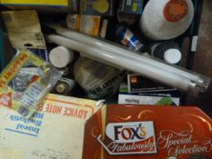 Box of Assorted Decorating Items