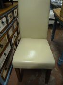 *Four Greenwich Chairs with Ivory Rubber Upholster