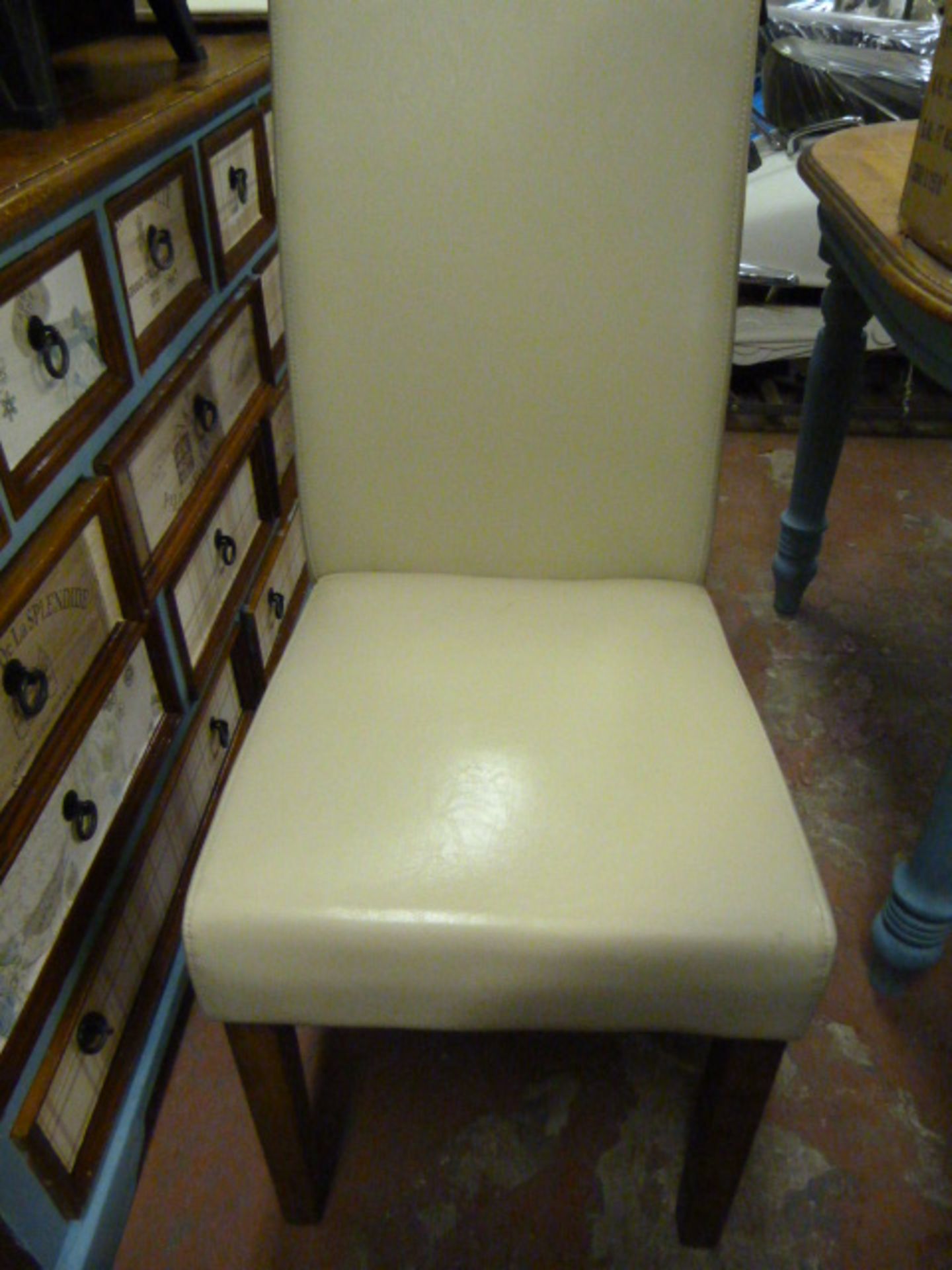 *Four Greenwich Chairs with Ivory Rubber Upholster