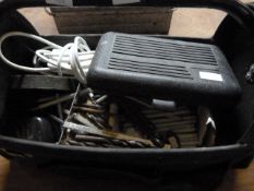 Tool Bag Containing Drill Bits, Wall Plugs, Fittin