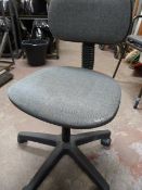 *Grey Upholstered Office Chair