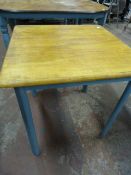 Small Square Topped Table with Detachable Legs