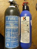 Two Powder Fire Extinguishers