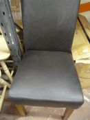 *Two Greenwich Chairs with Brown Rubber Upholstery