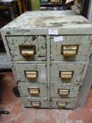Set of Small Industrial Drawers