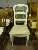 Pair of Shabby Chic Period Style Chairs