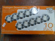 Chrome Plated Halogen Down Lights