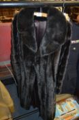 Faux Fur Ladies Knee Length Coat