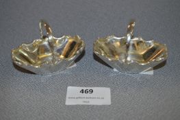 Pair of Hallmarked Silver Basket Salts - London 1885 Approx 53.8g