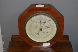 Inlaid Mahogany Cased Wall Barometer by B. Cooke & Hull Hull