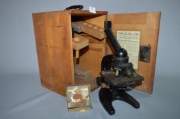 Carl Zeiss Jena Cased Microscope