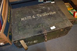 Military Storage Box and Contents