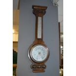 Oak Framed Wall Mounted Barometer