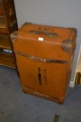 Leather Bound Travel Trunk by Bells of Mayfair