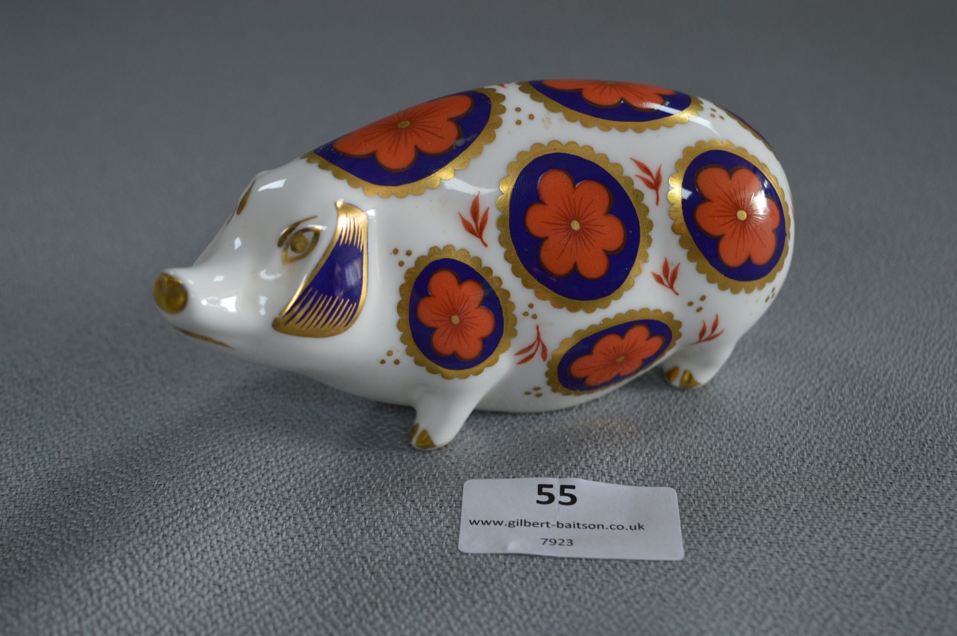 Royal Crown Derby Ornament - Pig