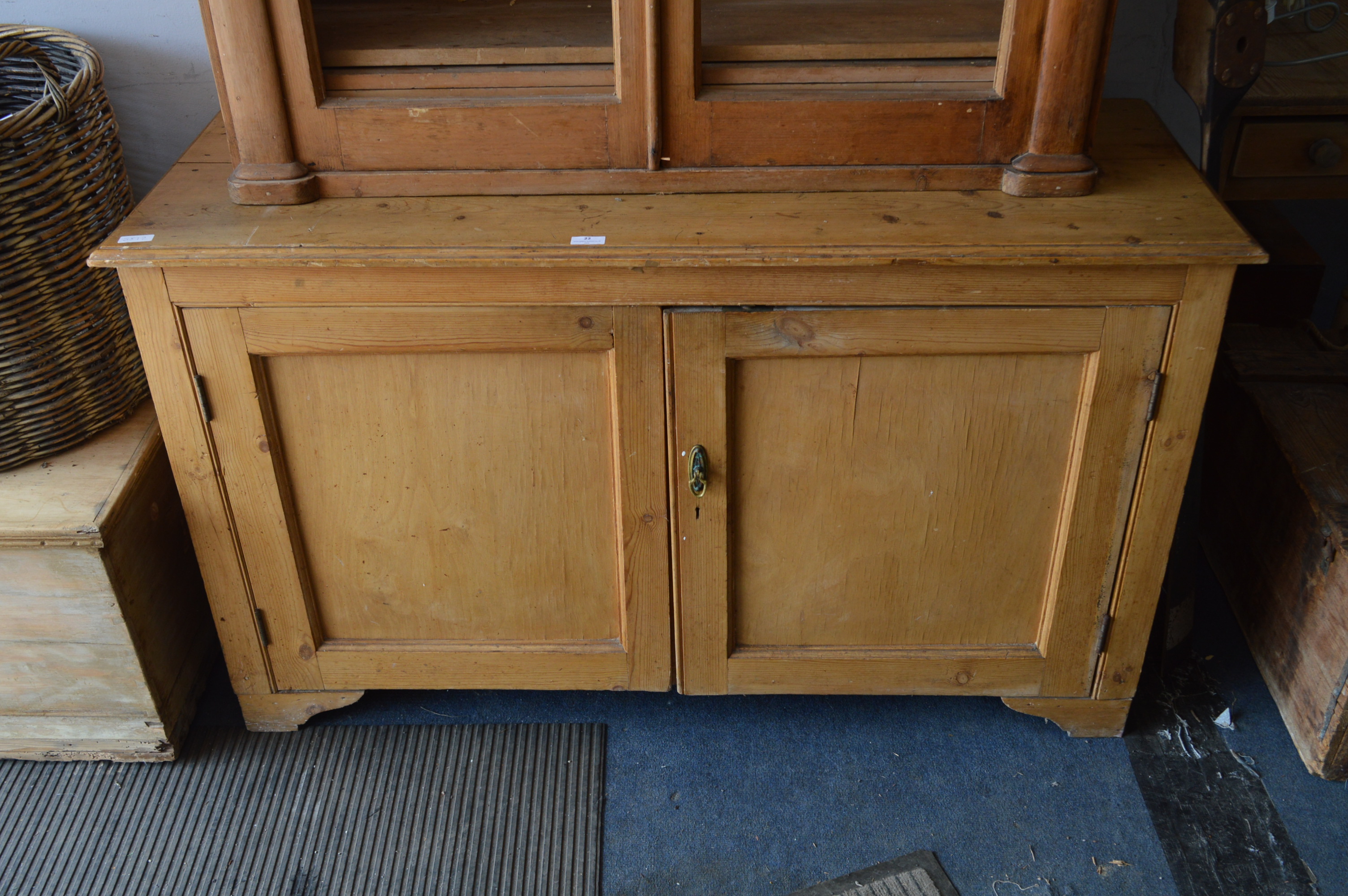 Pine Two Door Cupboard