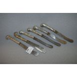 Set of Six Silver Handled Cake Knives - Sheffield 1908