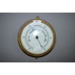 Brass Framed Wall Barometer